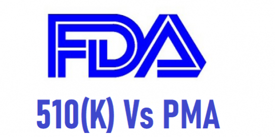 510k Vs PMA Premarket Notification Vs Premarket Approval   510K Vs PMA 540x270 